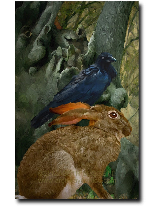 Rabbit's Song - Portico Arts - Art Print by Elizabeth Legget