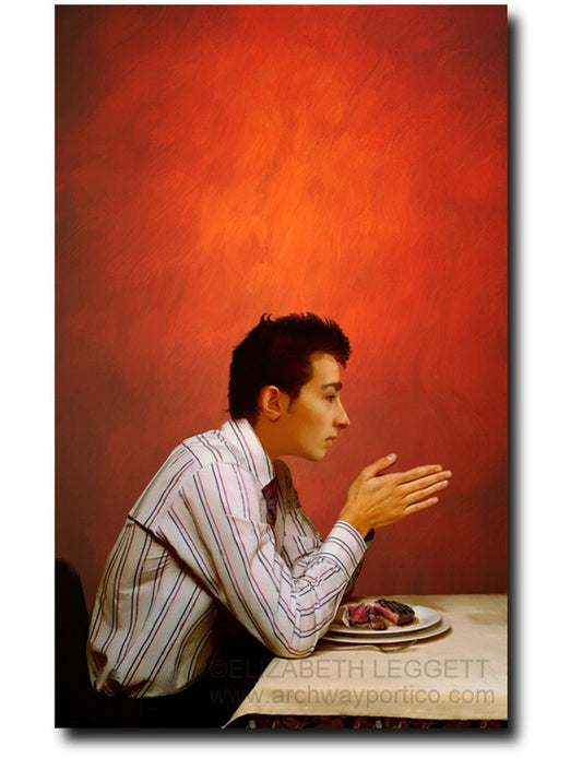 Repast - Portico Arts - Art Print by Elizabeth Legget