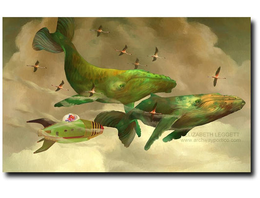 Learner's Permit - Portico Arts - Art Print by Elizabeth Leggett